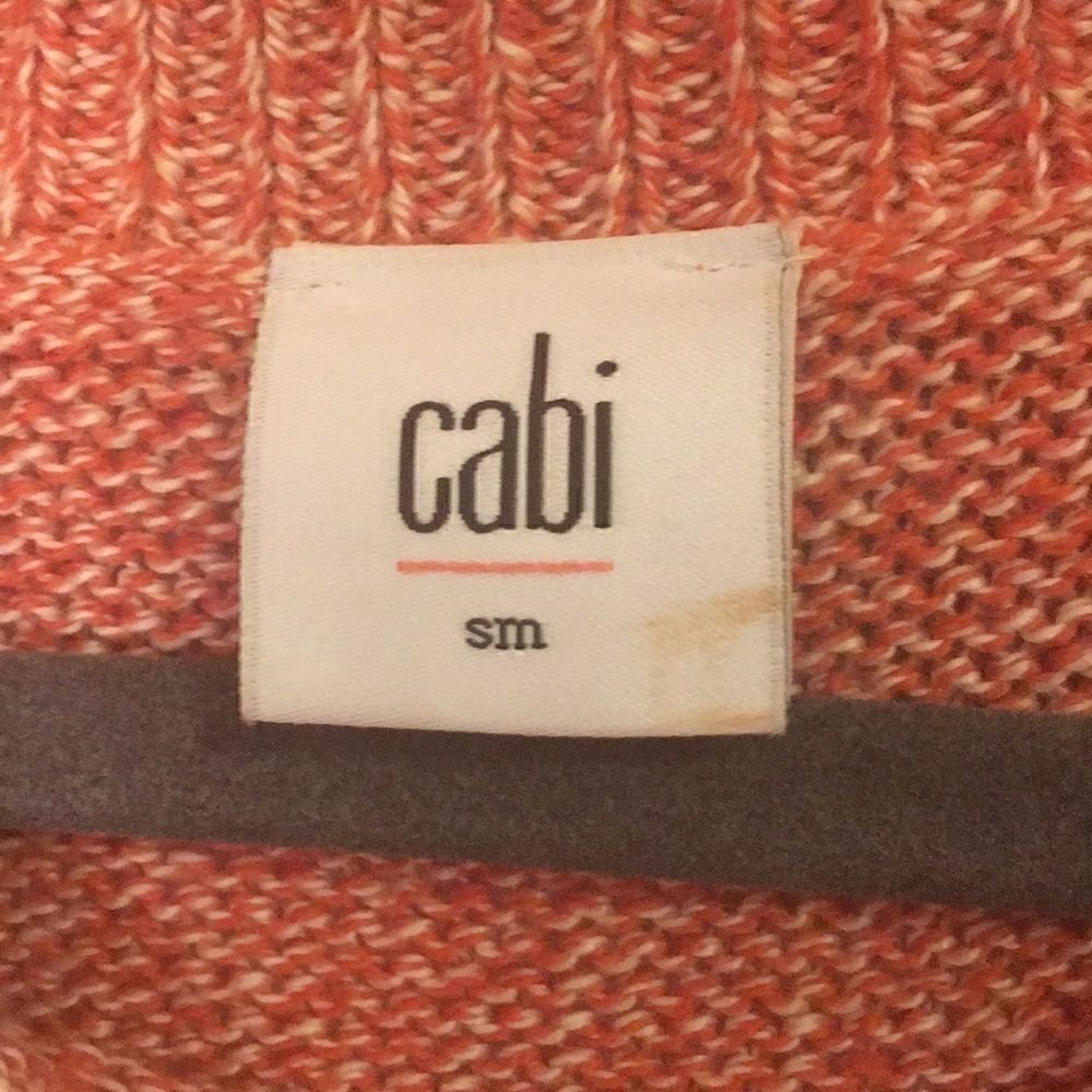CAbi Knit Oversized Foldover Short Sleeve Sweater - Picture 6 of 7